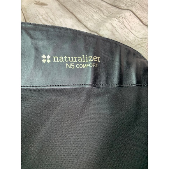 Naturalizer N5 Comfort JAMISON Black Knee High Leather Riding Boots, Size 8.5 - Picture 4 of 5